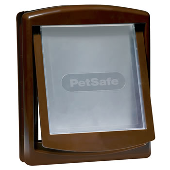 Image of Petsafe Staywell Original 2-Way Pet Door - Medium Brown