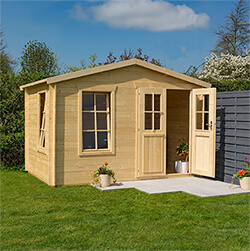 Small Image of Rowlinson Garden Studio Log Cabin