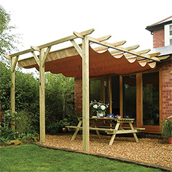 Small Image of Rowlinson Sienna FSC Wooden Canopy
