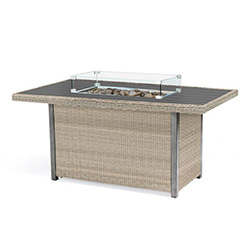 Image of Kettler Palma Firepit Table in Oyster
