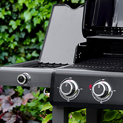 Extra image of Grillstream Carbon 3 Burner with Side Burner - Black