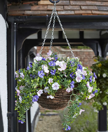 Image of Easy Basket - Petunias - Hanging Basket