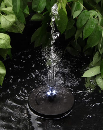 Image of Sunjet 300 Solar Powered Water Fountain With Light