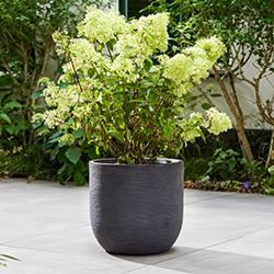 Image of Stewart Arava 44cm Garden Planter - Millstone Grey