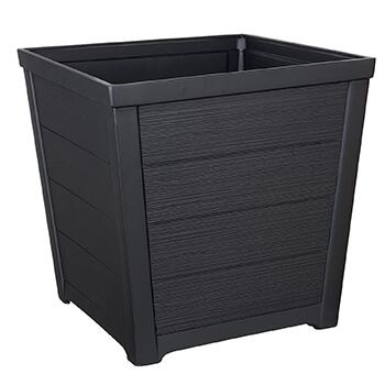Image of Stewart 40cm Square Taper Planter in Anthracite