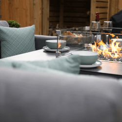Extra image of Supremo Mirfield Mini Modular Corner Set with Square Firepit Table