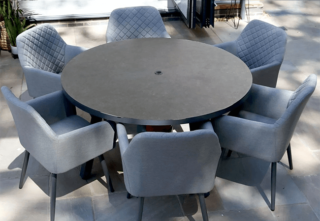 Image of Supremo Mirfield 6 Seat Round Dining Set