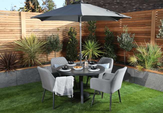 Image of Supremo Mirfield 4 Seat Round Dining Set