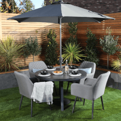 Small Image of Supremo Mirfield 4 Seat Round Dining Set