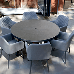 Small Image of Supremo Mirfield 6 Seat Round Dining Set