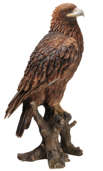 Image of Golden Eagle - Resin Garden Ornament