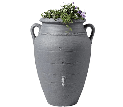 Image of Garantia Antique Amphora Water Butt, 360 litres, in Dark Granite