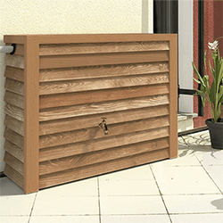 Extra image of Garantia Woody Wall Tank, 350 litres, in Lightwood