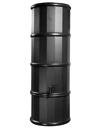 Image of Black Poly Water Butt - 110ltr