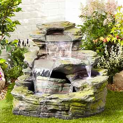 Small Image of Garda Falls Easy Fountain Garden Water Feature