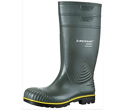 Image of Dunlop Acifort Heavy Duty Non Safety Wellington in Green