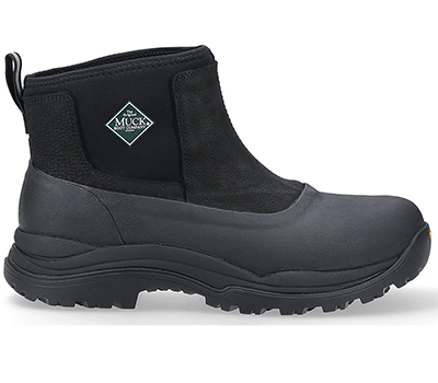 Image of Muck Boots Arctic Outpost Leather Ankle Boots in Black