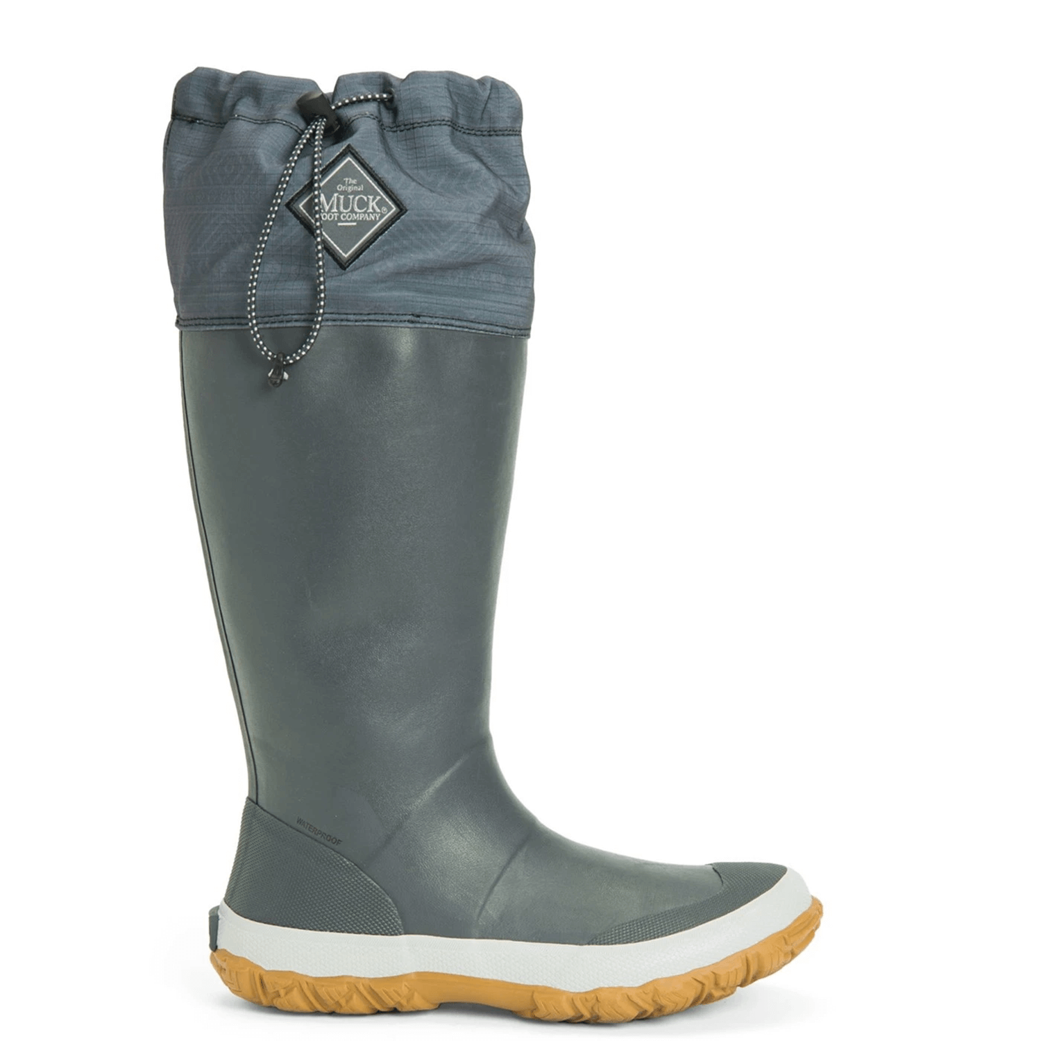 Muck Boot Forager Tall Wellingtons in Dark Grey Print - £95 ...