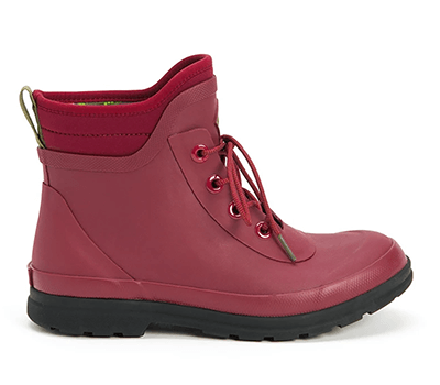 Image of Muck Boot Original Ladies Lace-Up Ankle Boots in Berry