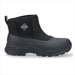 Small Image of Muck Boots Arctic Outpost Leather Ankle Boots in Black