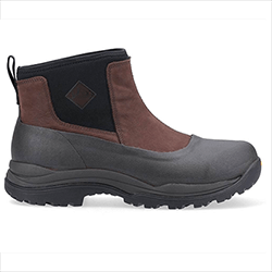 Small Image of Muck Boots Arctic Outpost Leather Ankle Boots in Brown