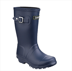 Image of Cotswold Buckingham Kids Tall Wellington Boot in Navy