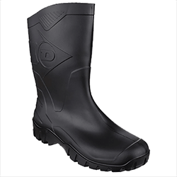 Small Image of Dunlop Dee Calf Length Wellington Boot in Black