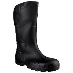 Small Image of Dunlop Devon Full Safety Wellington in Black