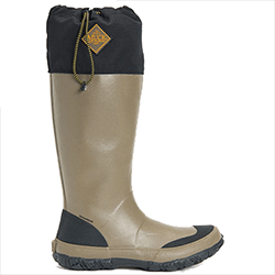 Small Image of Muck Boot Forager Tall Wellingtons in Black/Tan