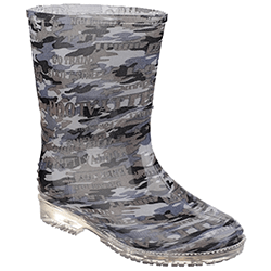 Image of Cotswold Kids Wellies in Grey Camo Pattern