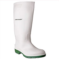 Small Image of Dunlop Pricemastor Plain Rubber Wellingtons - White
