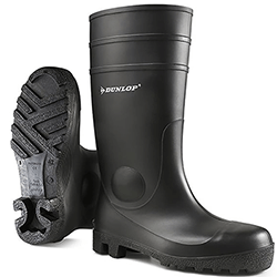 Small Image of Dunlop Protomastor Full Safety Wellington in Black