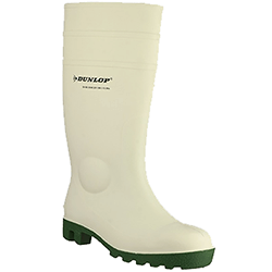 Small Image of Dunlop Protomastor Safety Wellington in White